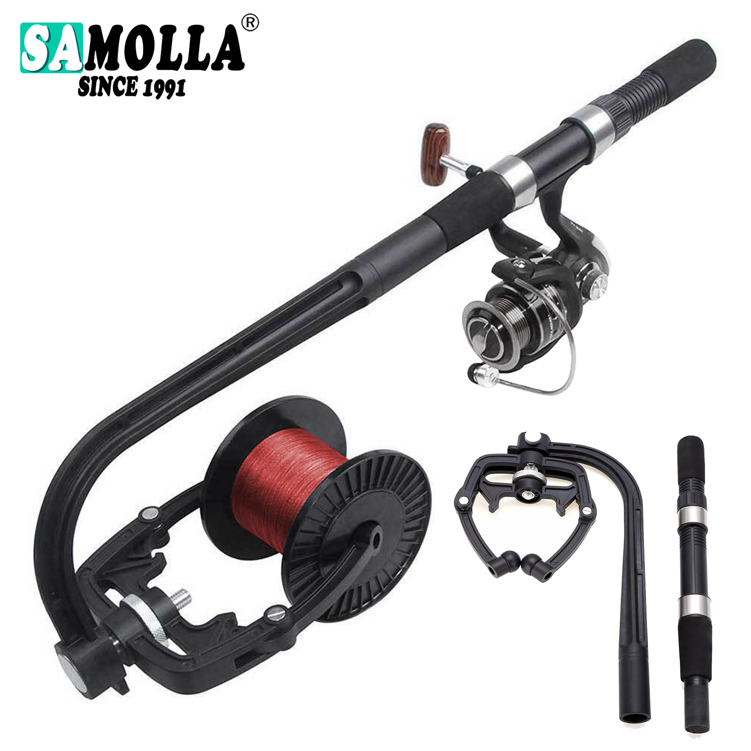 Fishing Line Spooler - ベイトキャスティングフィッシングリール,スプールツール,ワインダー,ステーションシステム,釣り道具