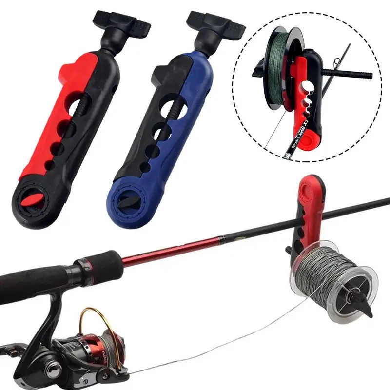 Fishing Line Winder - 携帯用釣り糸巻き取り器、スプール、ロッドホルダー、糸巻き機、スピニングリール、ベイトキャスティングリール、釣り用具