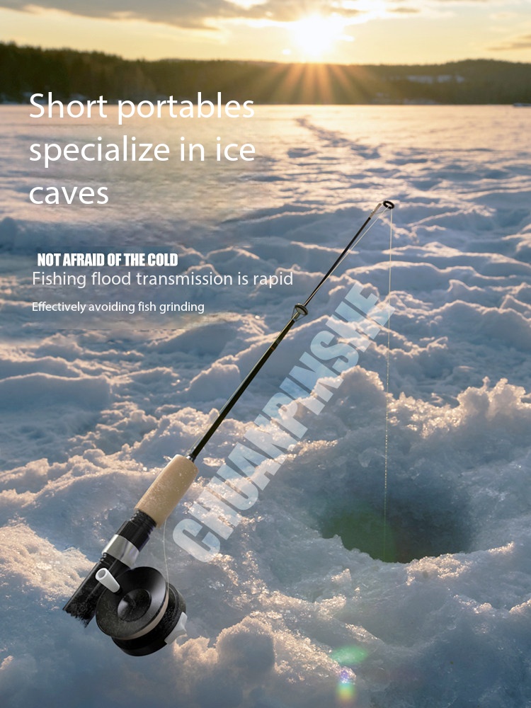 新型アイスフィッシングロッド 超短ミニテレスコピックML3セ - Ice Fishing Line のレビューと価格
