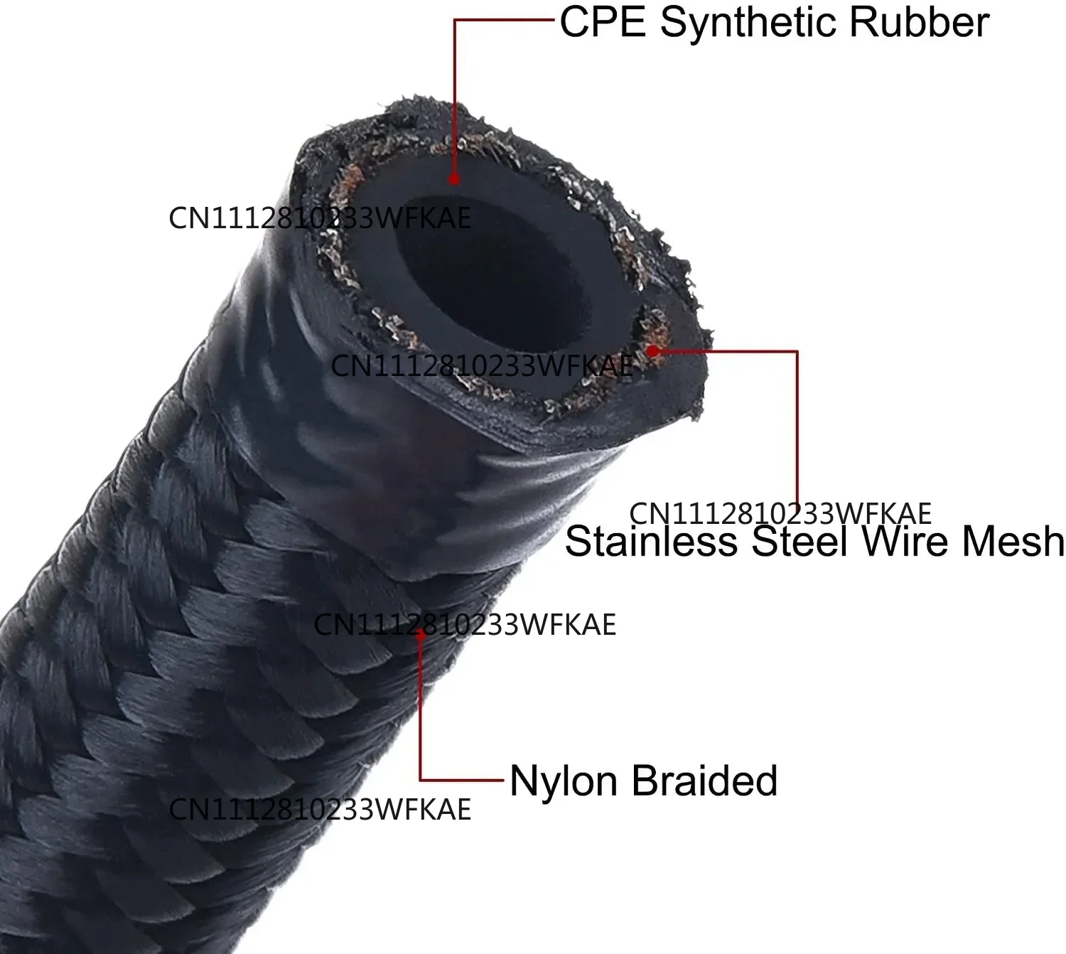 1M 3M 5M 燃料ホース オイルガスライン AN4 AN - Braided Line のレビューと価格
