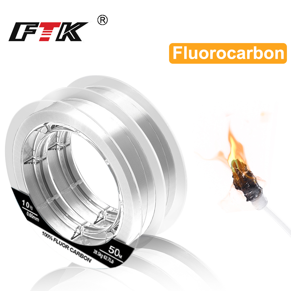 100% カーボンファイバー釣り糸 50 メートル 0.14 - Fluorocarbon Line のレビューと価格