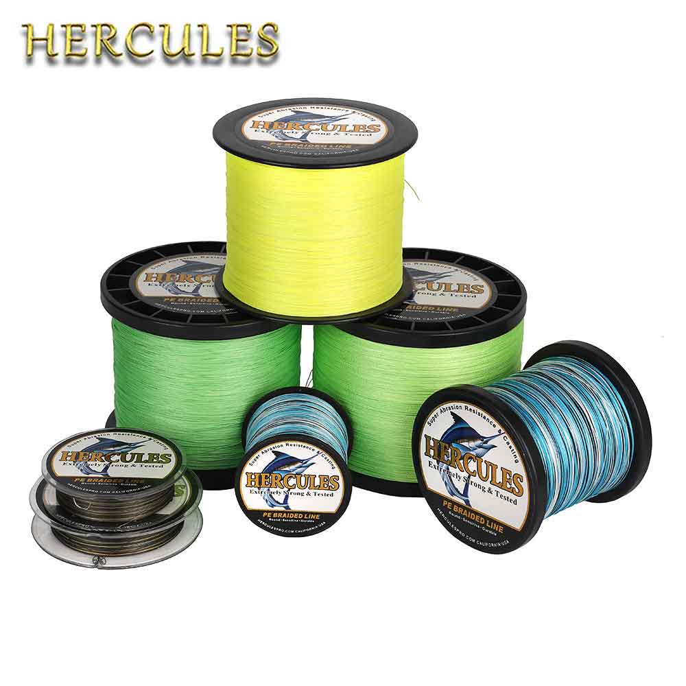 ヘラクレス 8 ストランド編組 10-150LB 釣り糸 3 - Ice Fishing Line のレビューと価格