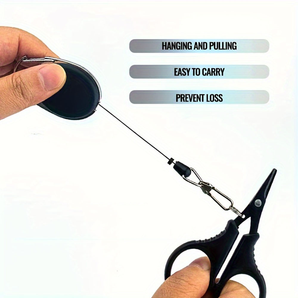 1 セットチタンコーティングステンレス鋼釣りはさみプライヤー - Fishing Line Dispenser のレビューと価格